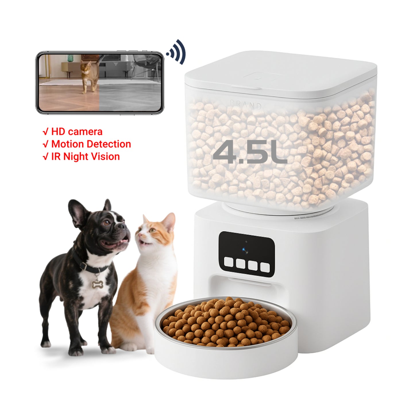 Charming’s Pro Smart WIFI Video Pet Feeder (1080P HD Edition)