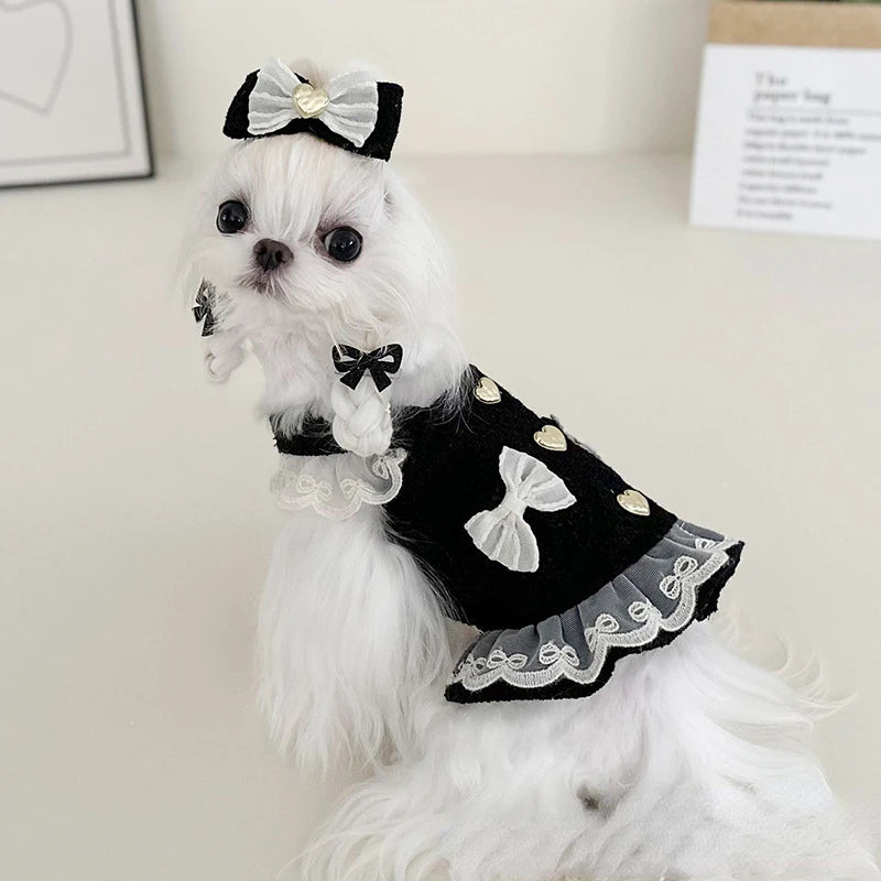 Custom Autumn/Winter Bow-Knot Layered Couture